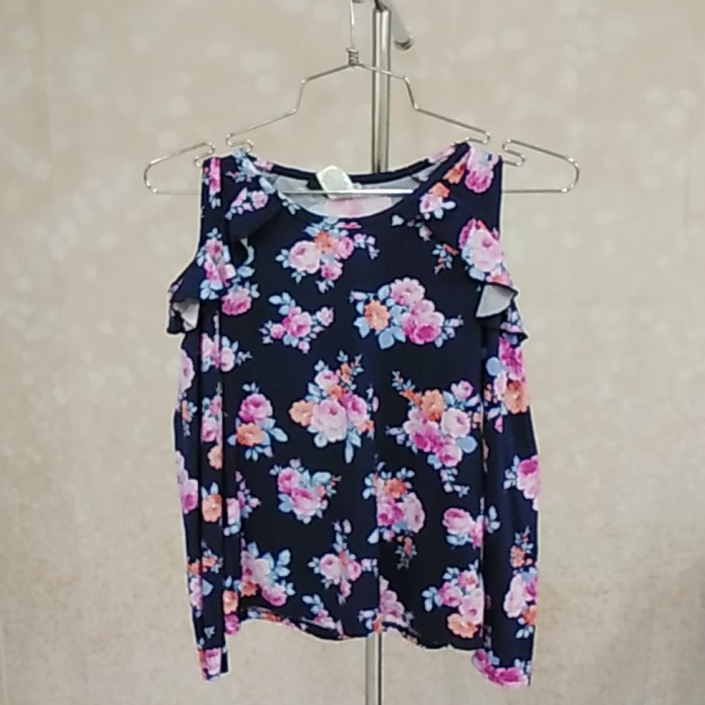 Girl`s Floral Kids Top 2074